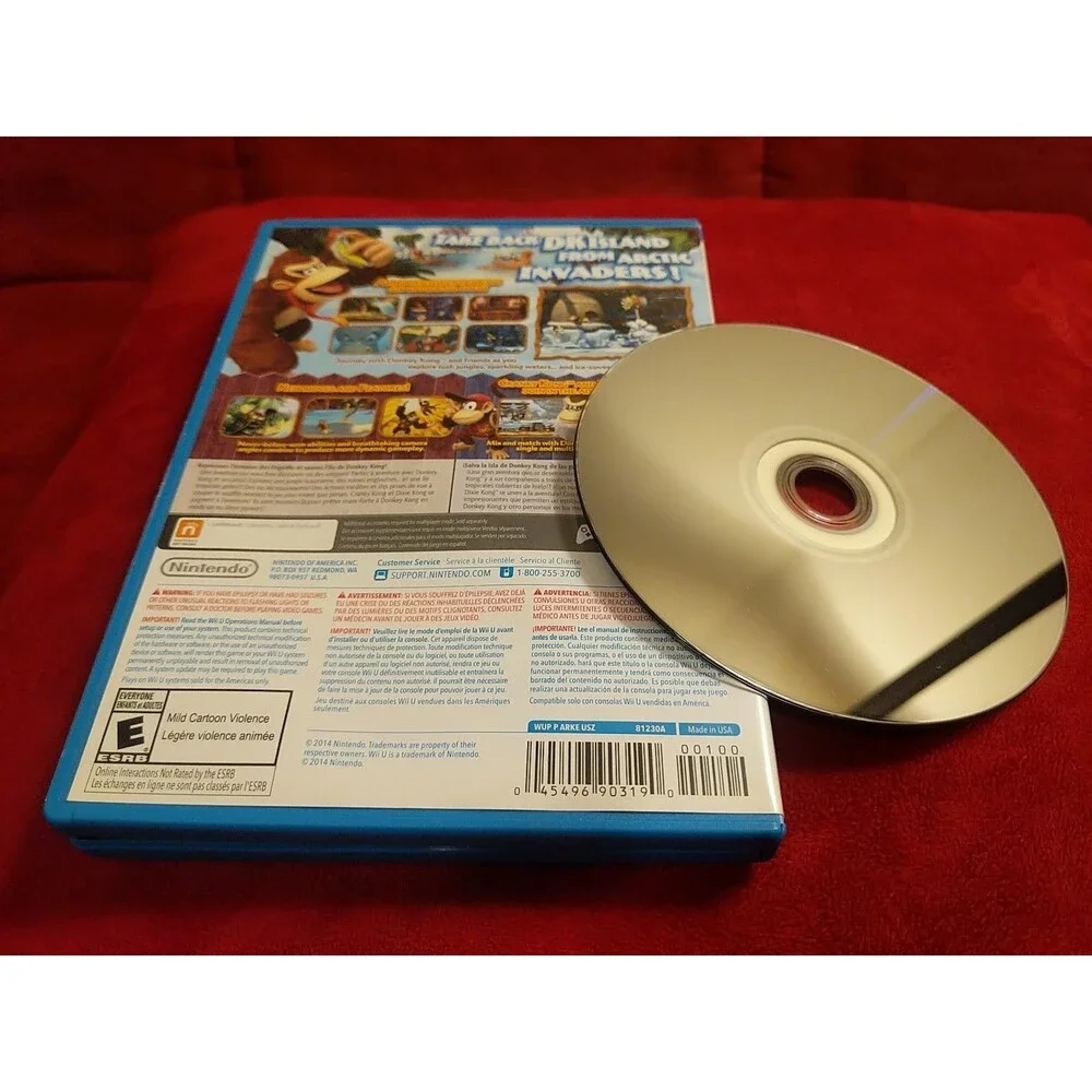 Donkey Kong Country: Tropical Freeze - Wii U - Complete, Excellent Condition!!